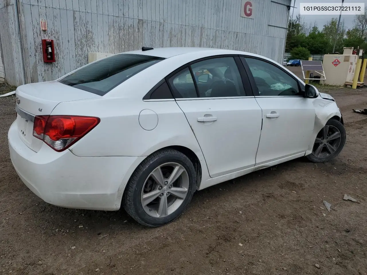 2012 Chevrolet Cruze Lt VIN: 1G1PG5SC3C7221112 Lot: 56834525