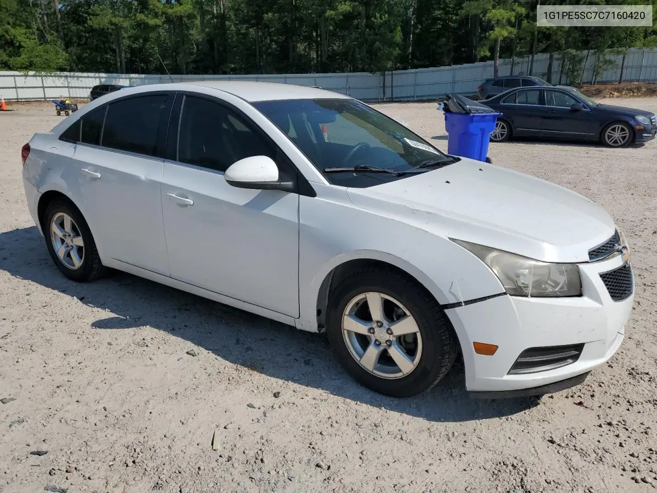 2012 Chevrolet Cruze Lt VIN: 1G1PE5SC7C7160420 Lot: 59470645