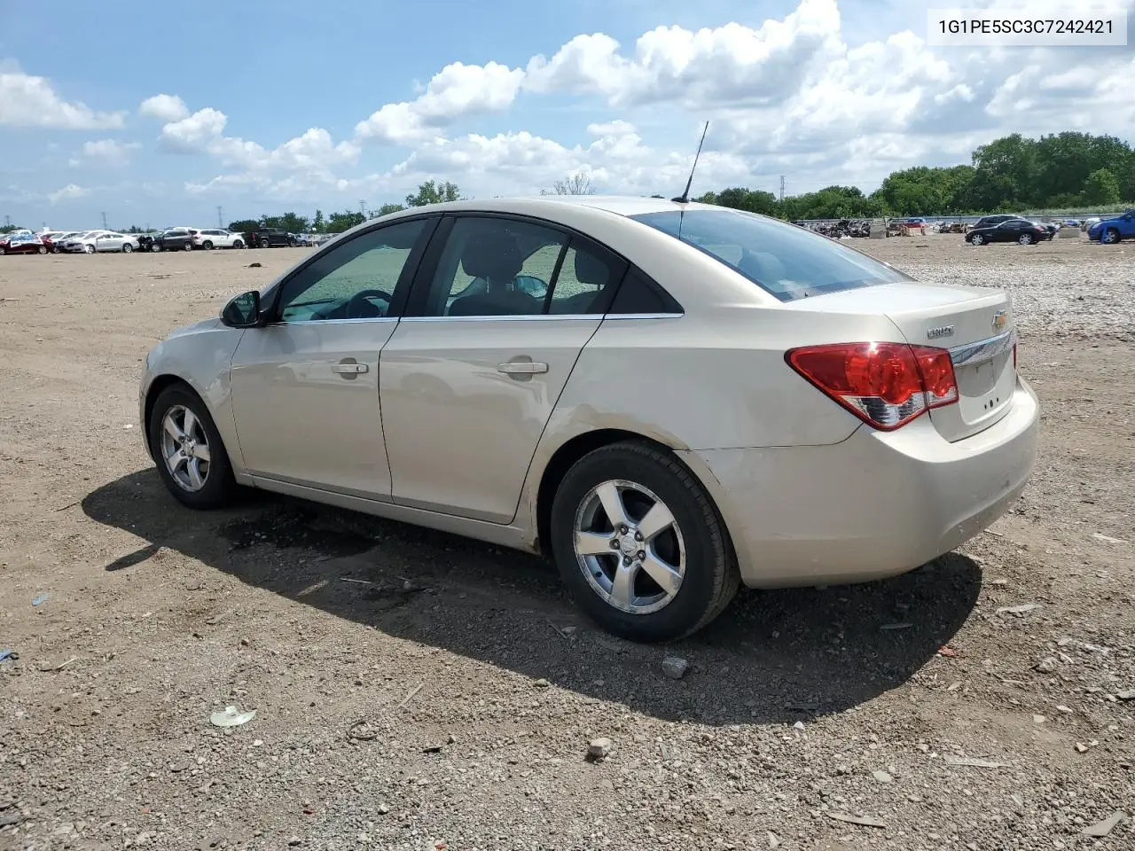 2012 Chevrolet Cruze Lt VIN: 1G1PE5SC3C7242421 Lot: 62139285