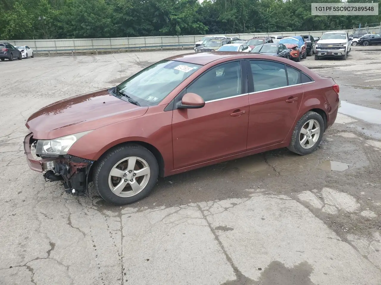 2012 Chevrolet Cruze Lt VIN: 1G1PF5SC9C7389548 Lot: 62473605