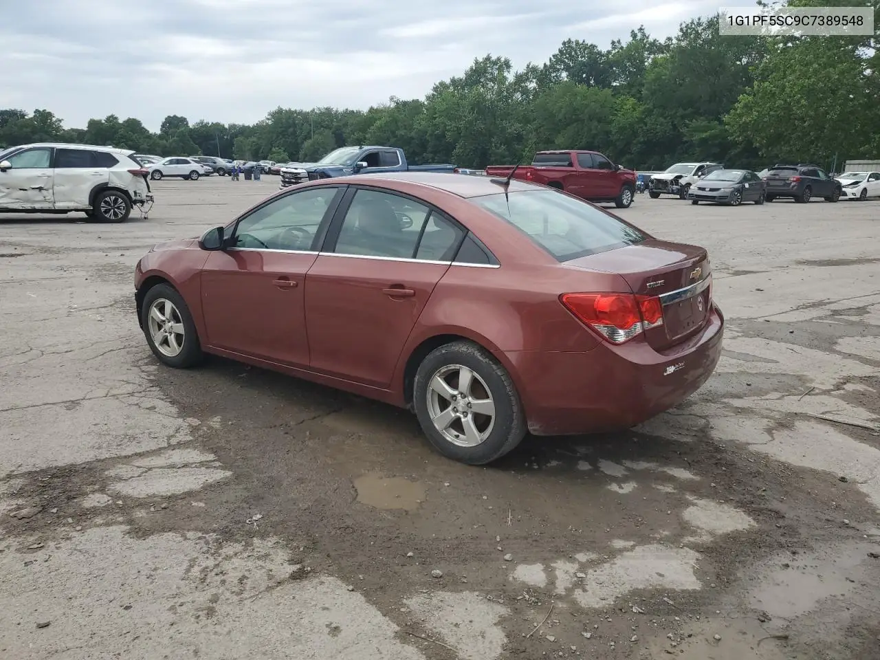 2012 Chevrolet Cruze Lt VIN: 1G1PF5SC9C7389548 Lot: 62473605