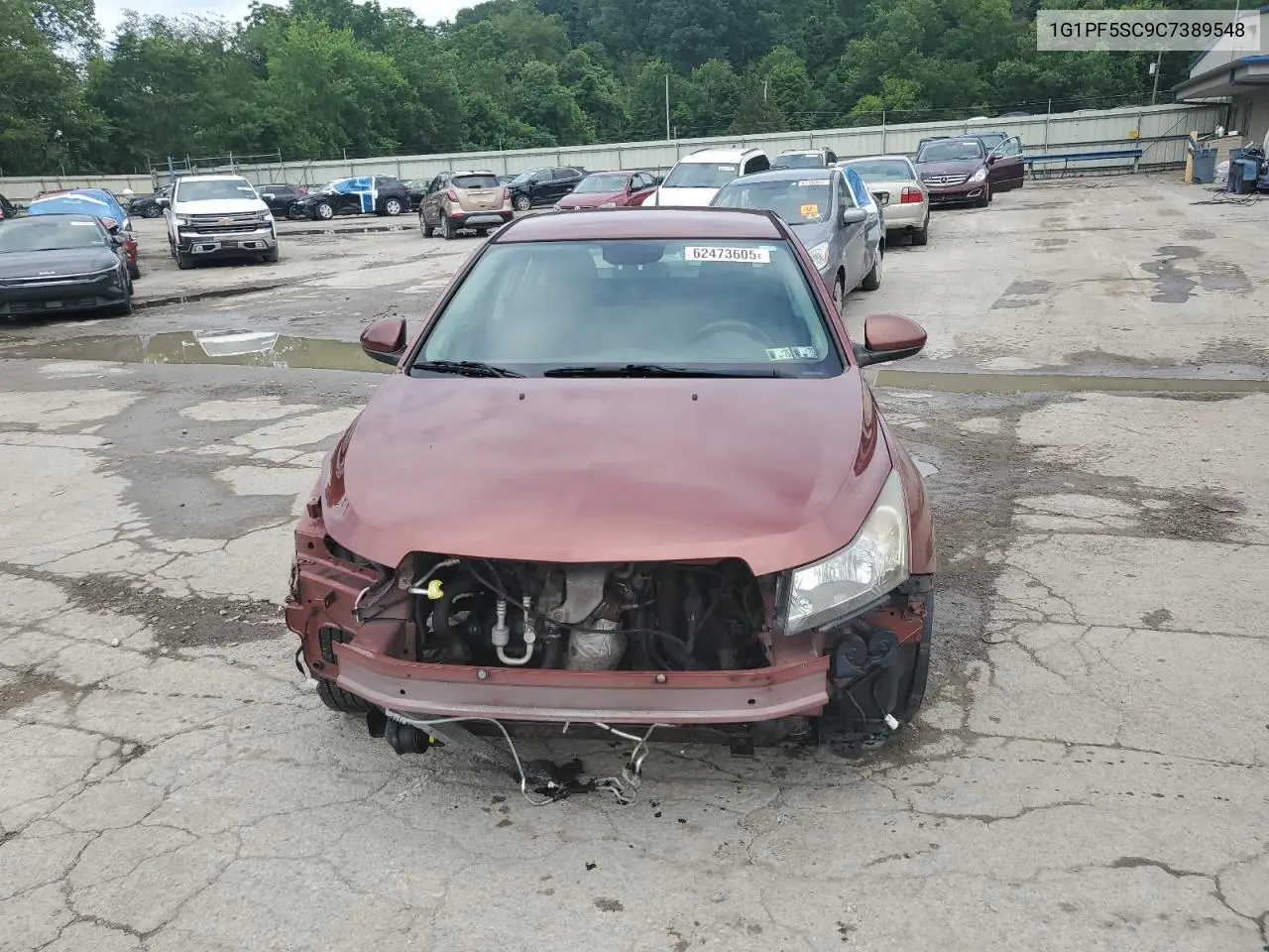 2012 Chevrolet Cruze Lt VIN: 1G1PF5SC9C7389548 Lot: 62473605