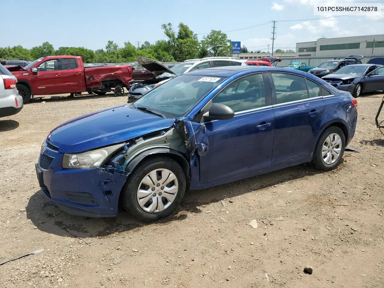 2012 Chevrolet Cruze Ls VIN: 1G1PC5SH6C7142878 Lot: 62677625