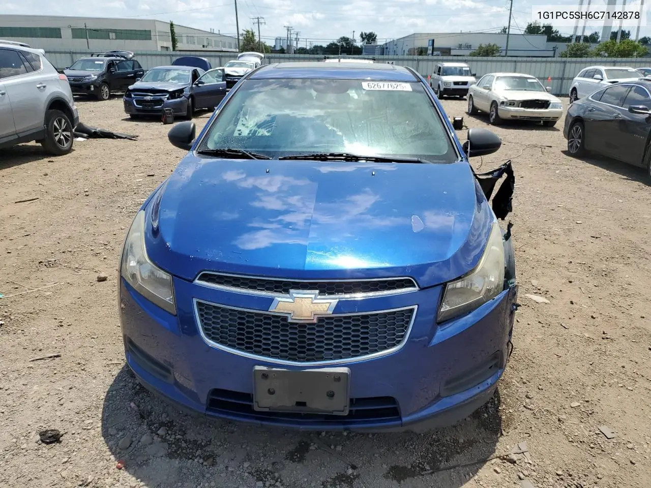 2012 Chevrolet Cruze Ls VIN: 1G1PC5SH6C7142878 Lot: 62677625