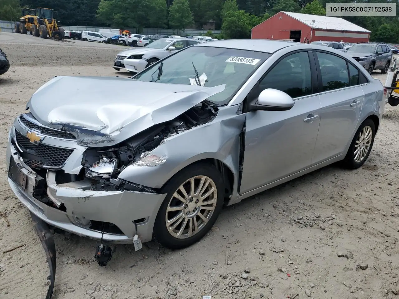 2012 Chevrolet Cruze Eco VIN: 1G1PK5SC0C7152538 Lot: 62886105