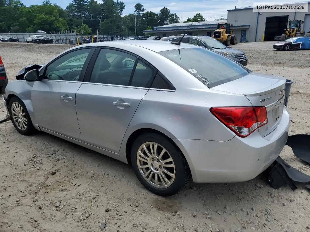 2012 Chevrolet Cruze Eco VIN: 1G1PK5SC0C7152538 Lot: 62886105