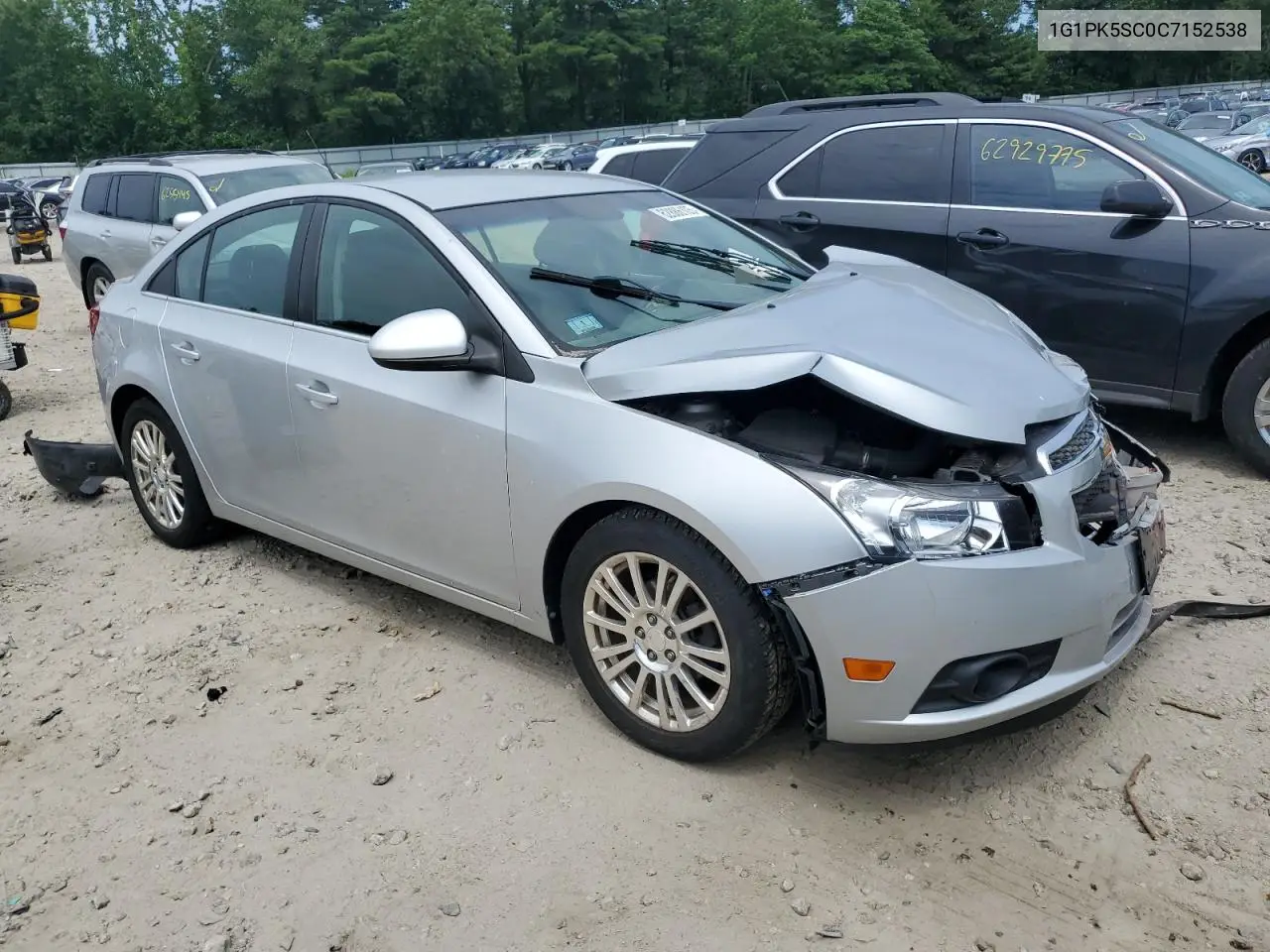 2012 Chevrolet Cruze Eco VIN: 1G1PK5SC0C7152538 Lot: 62886105