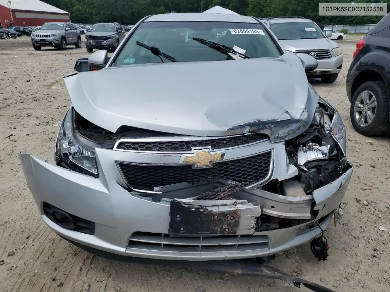 2012 Chevrolet Cruze Eco VIN: 1G1PK5SC0C7152538 Lot: 62886105