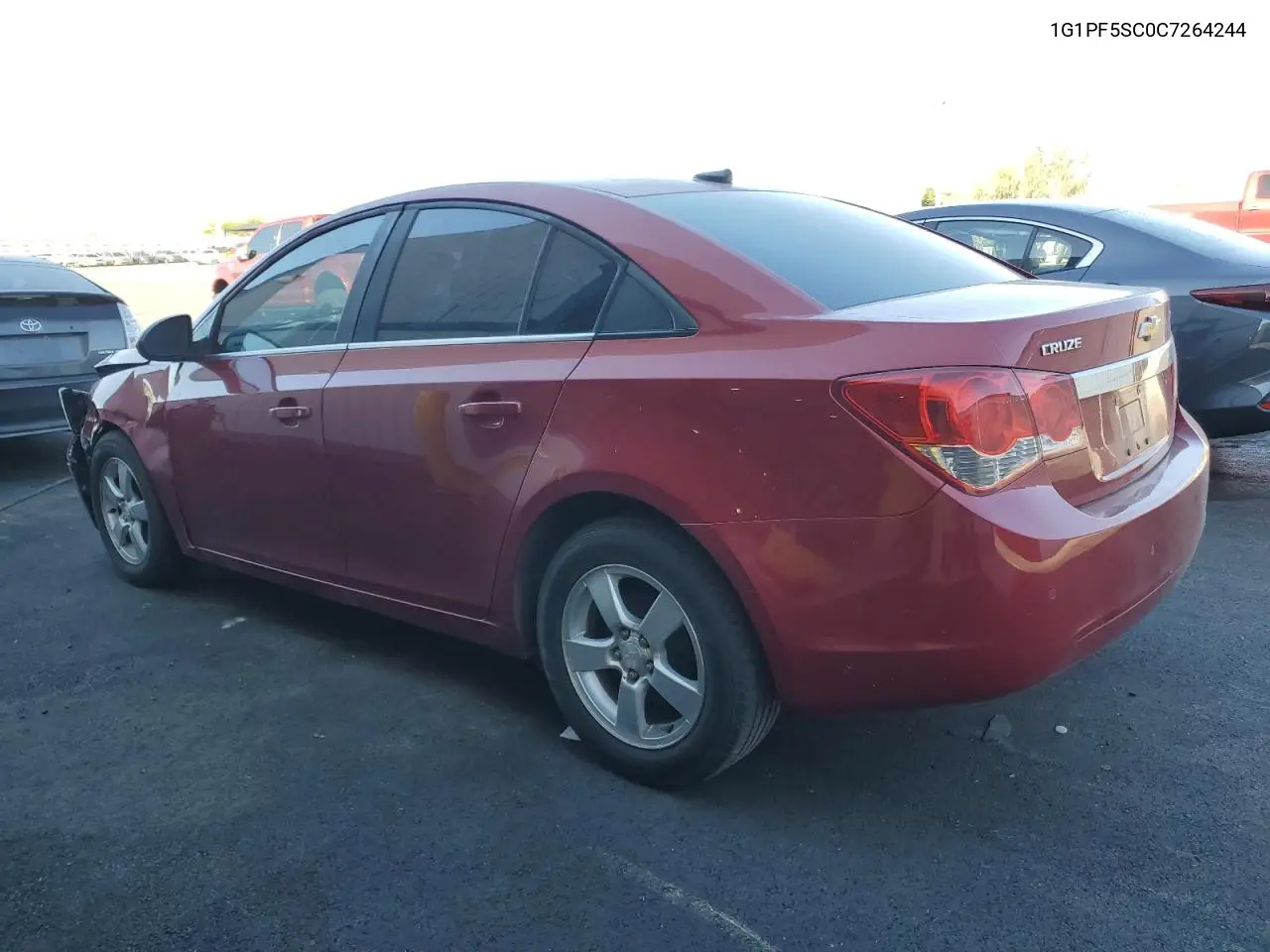 2012 Chevrolet Cruze Lt VIN: 1G1PF5SC0C7264244 Lot: 62961995
