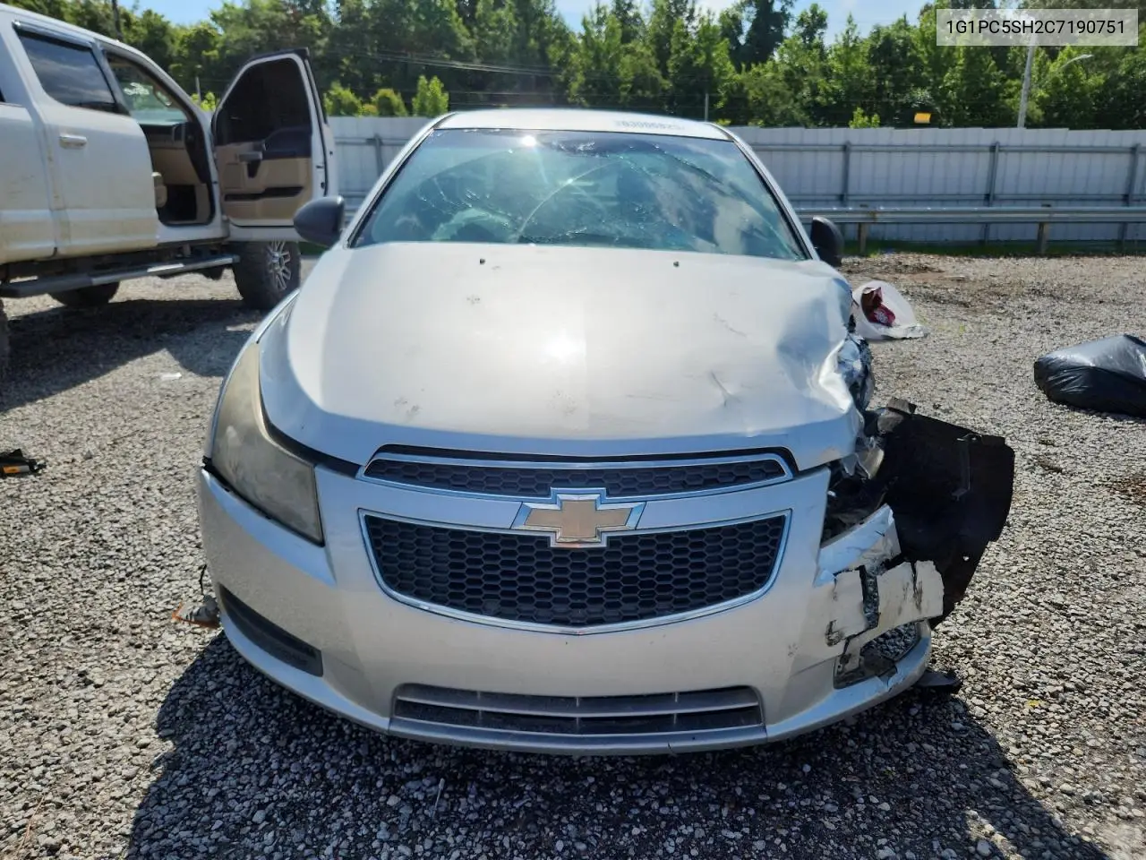 2012 Chevrolet Cruze Ls VIN: 1G1PC5SH2C7190751 Lot: 63066825