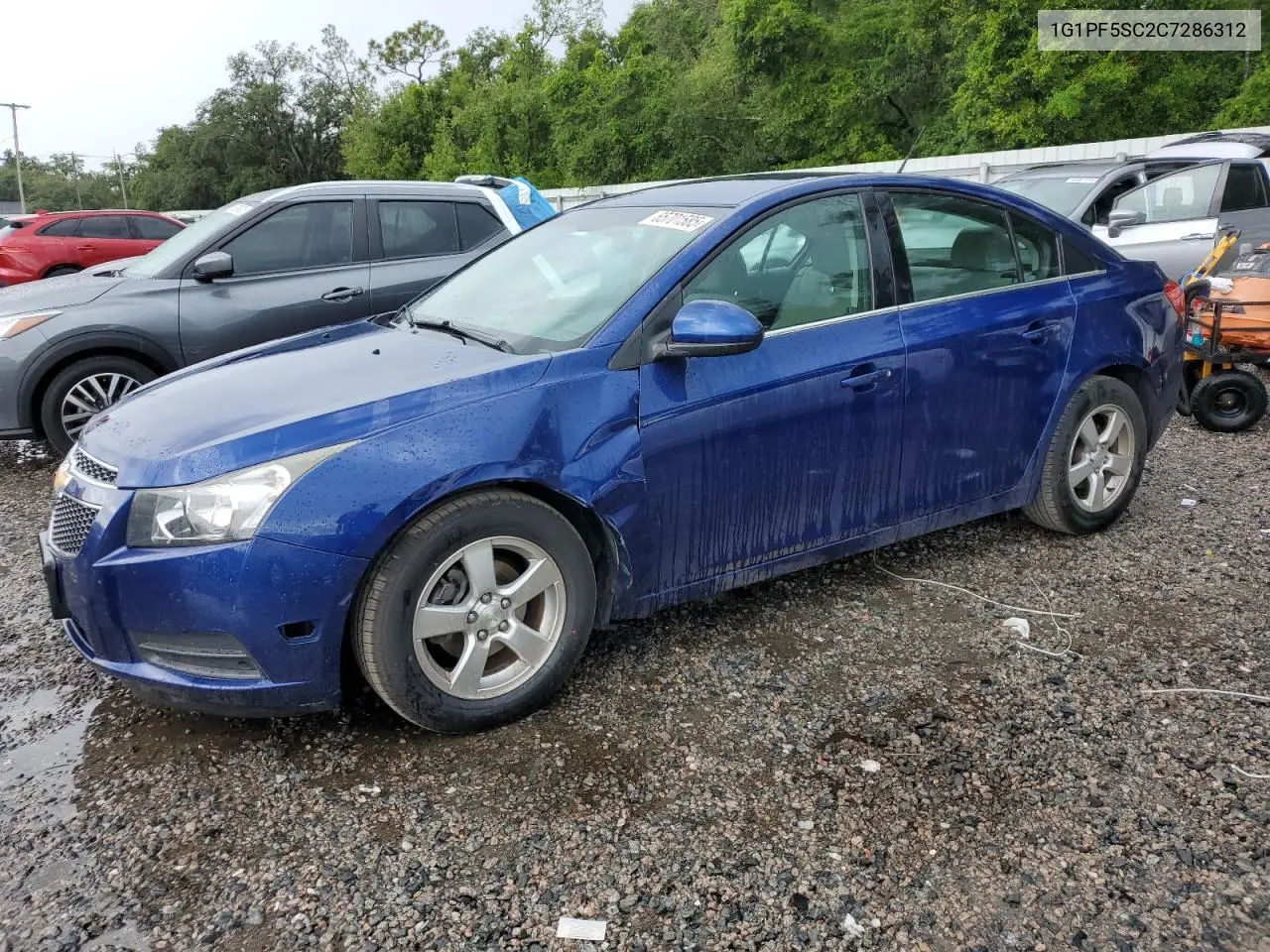 2012 Chevrolet Cruze Lt VIN: 1G1PF5SC2C7286312 Lot: 65701585