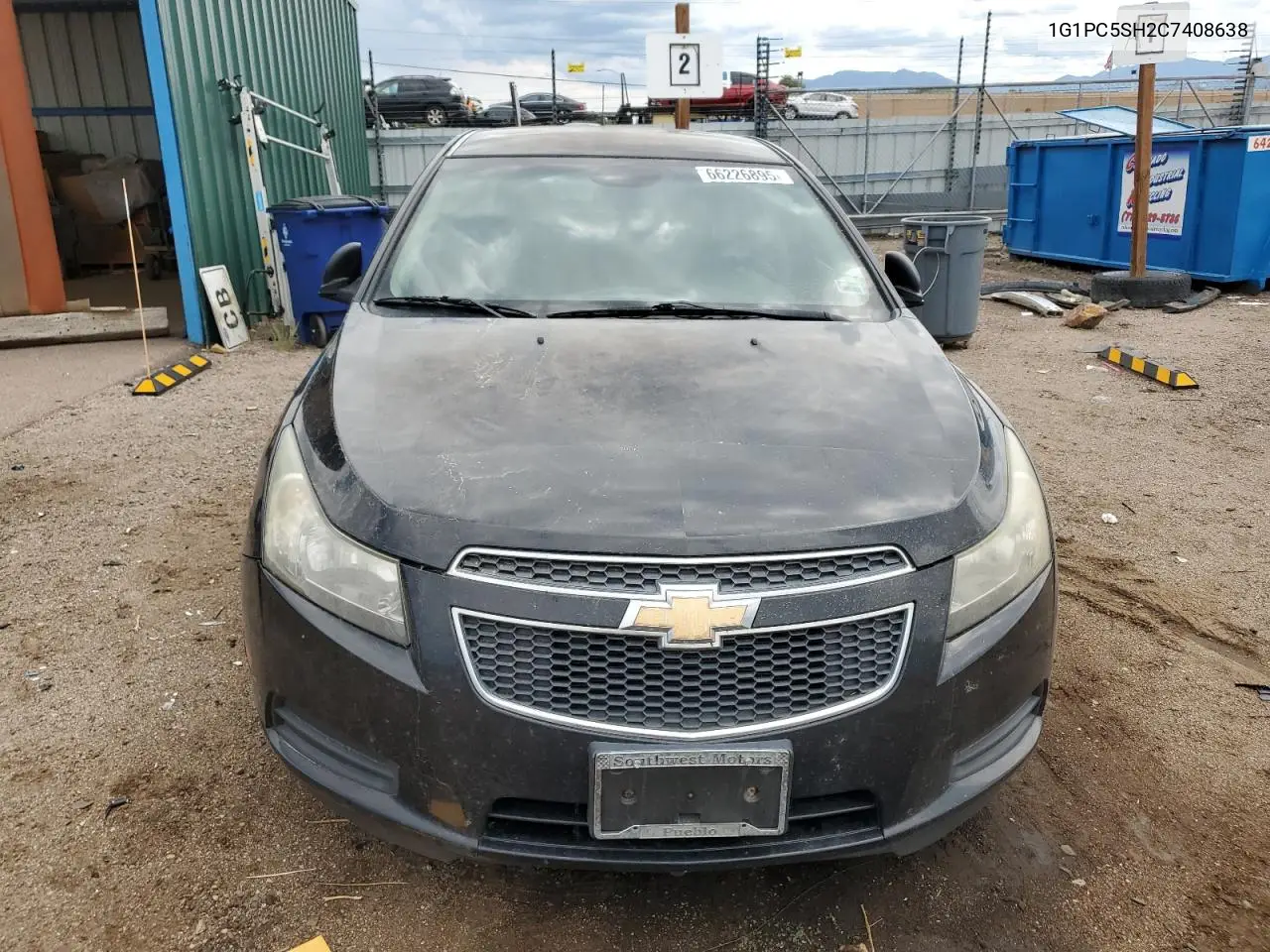 2012 Chevrolet Cruze Ls VIN: 1G1PC5SH2C7408638 Lot: 66226895