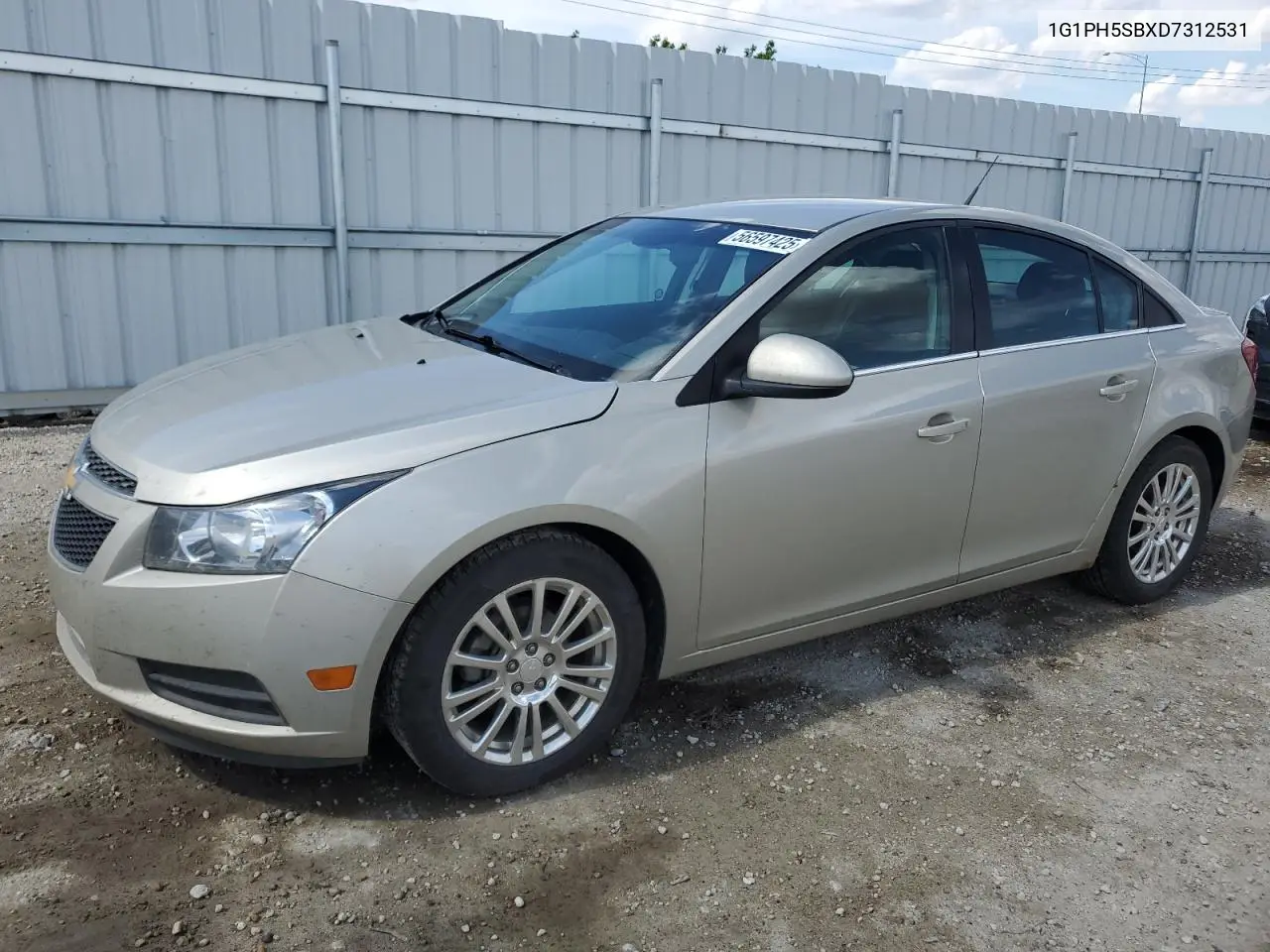 2013 Chevrolet Cruze Eco VIN: 1G1PH5SBXD7312531 Lot: 56597425