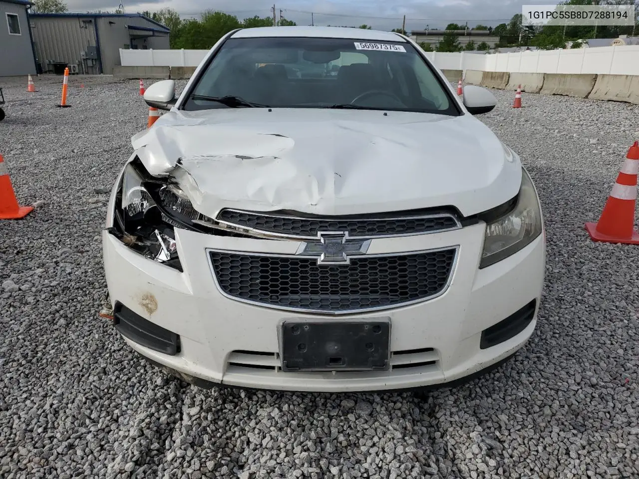2013 Chevrolet Cruze Lt VIN: 1G1PC5SB8D7288194 Lot: 56987375