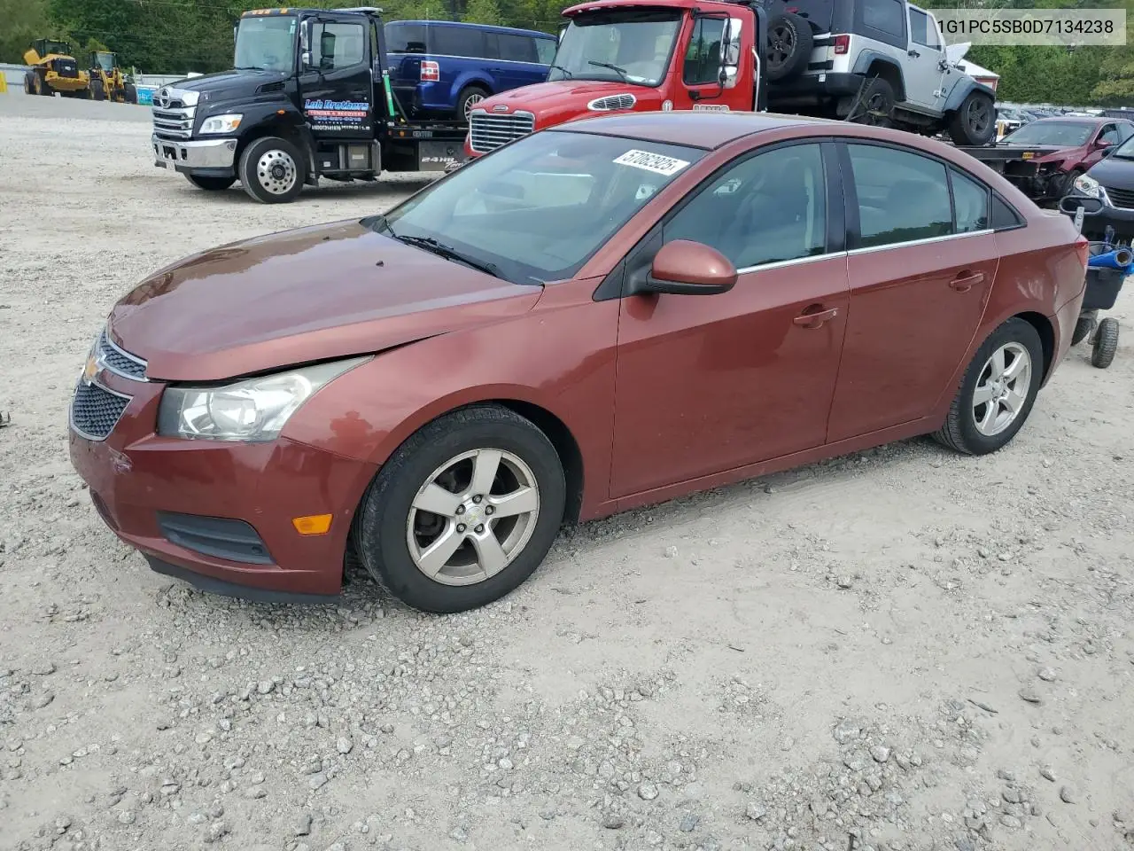 2013 Chevrolet Cruze Lt VIN: 1G1PC5SB0D7134238 Lot: 57062925