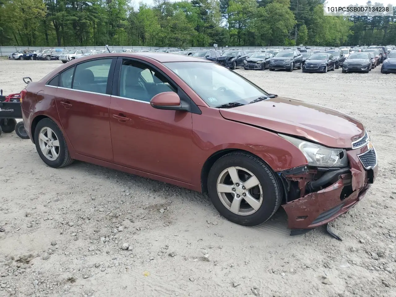 2013 Chevrolet Cruze Lt VIN: 1G1PC5SB0D7134238 Lot: 57062925