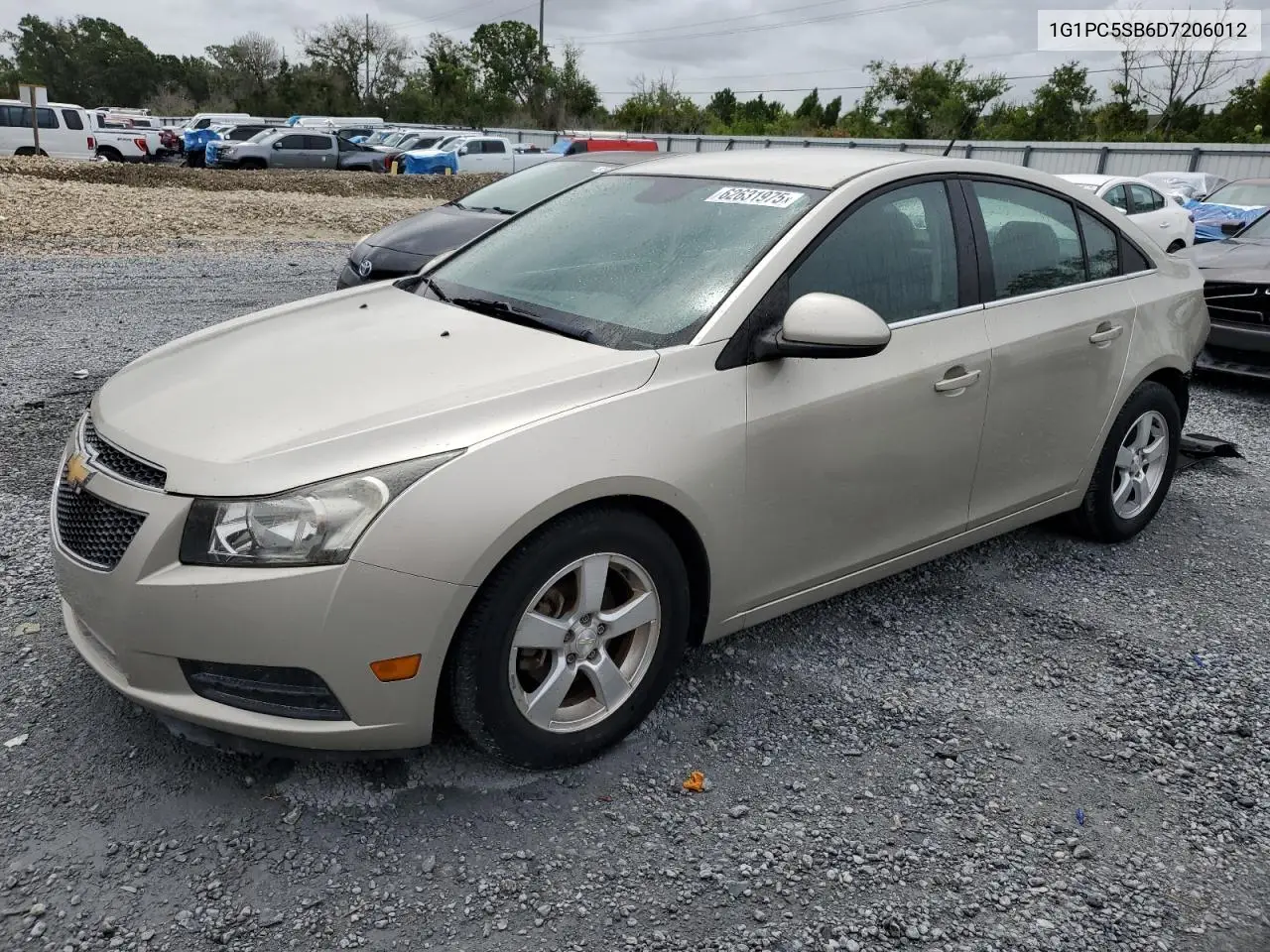 2013 Chevrolet Cruze Lt VIN: 1G1PC5SB6D7206012 Lot: 62631975