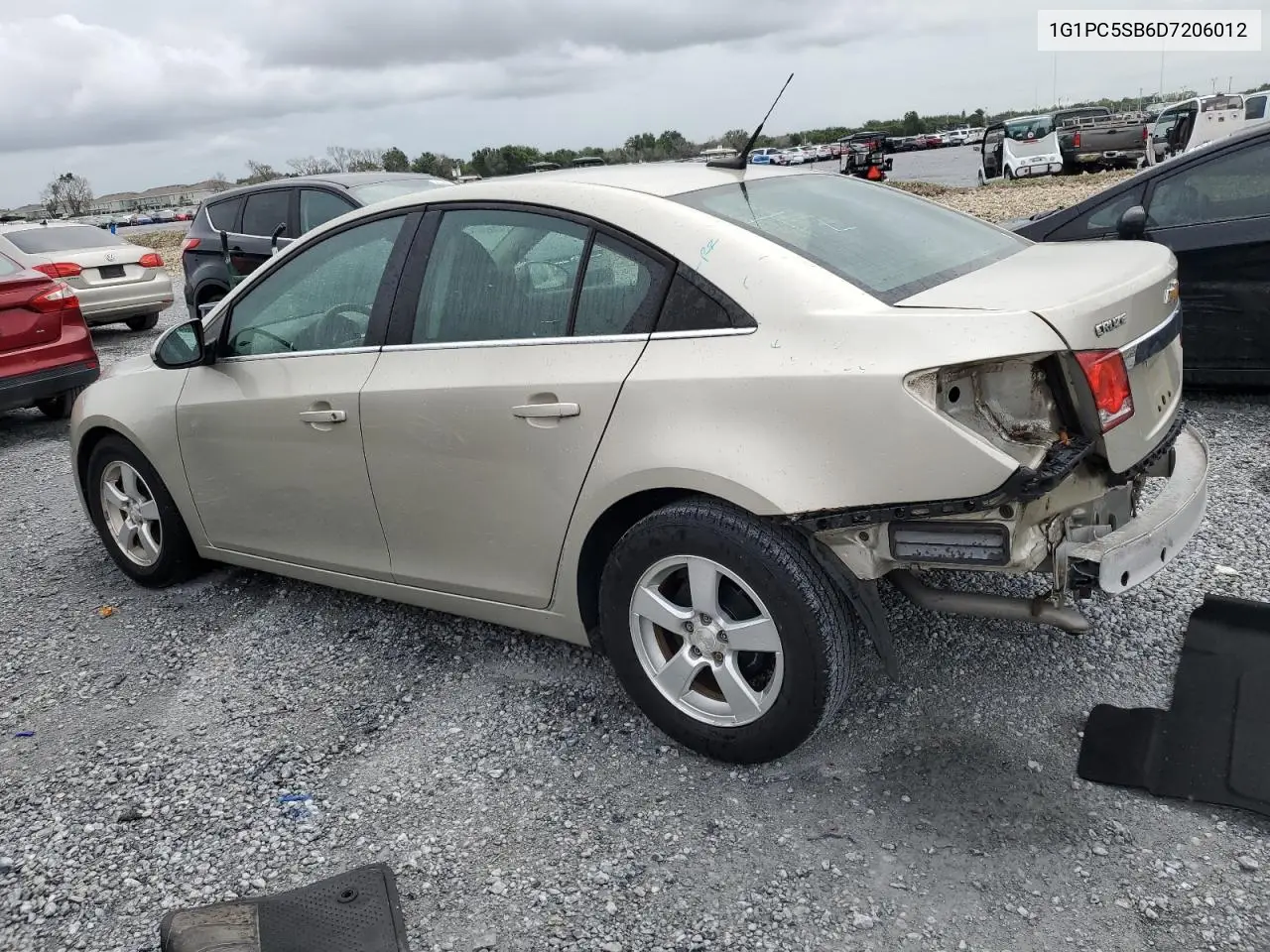 2013 Chevrolet Cruze Lt VIN: 1G1PC5SB6D7206012 Lot: 62631975