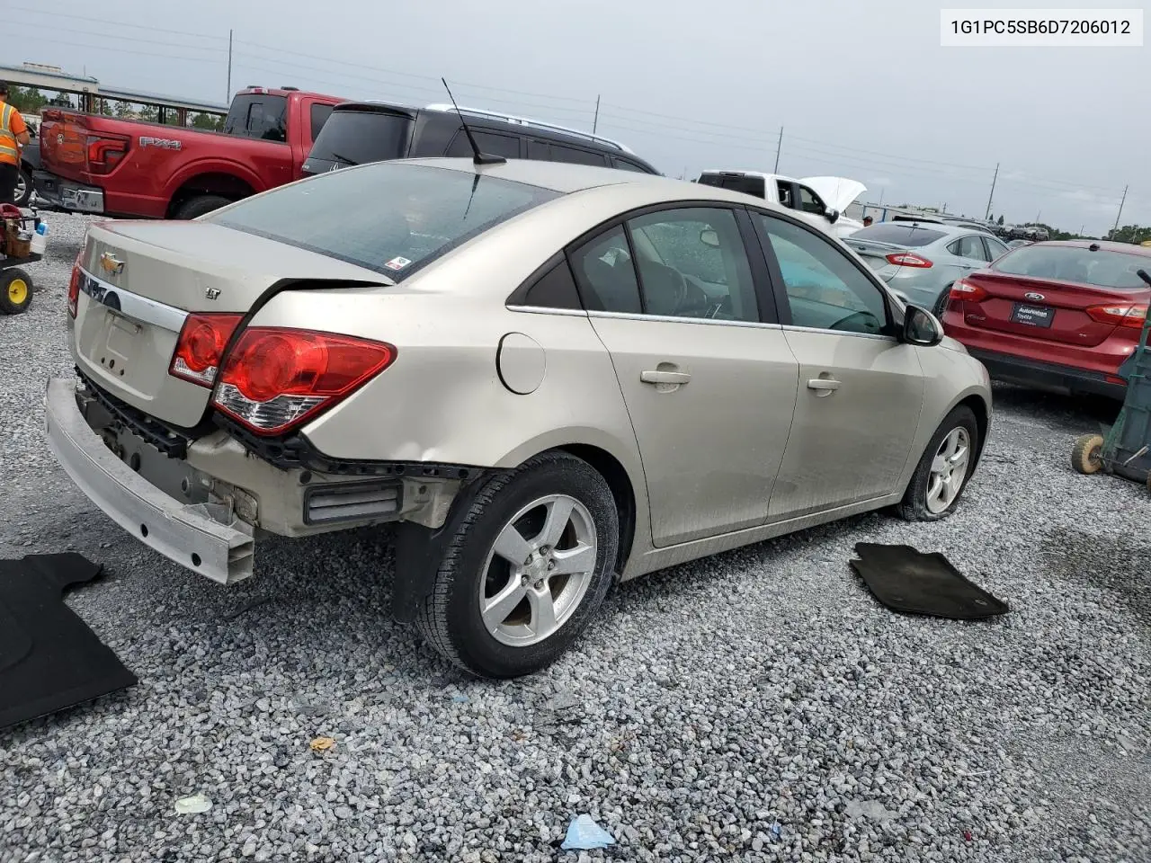 2013 Chevrolet Cruze Lt VIN: 1G1PC5SB6D7206012 Lot: 62631975