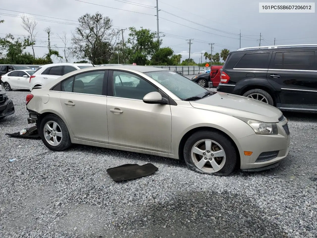 2013 Chevrolet Cruze Lt VIN: 1G1PC5SB6D7206012 Lot: 62631975