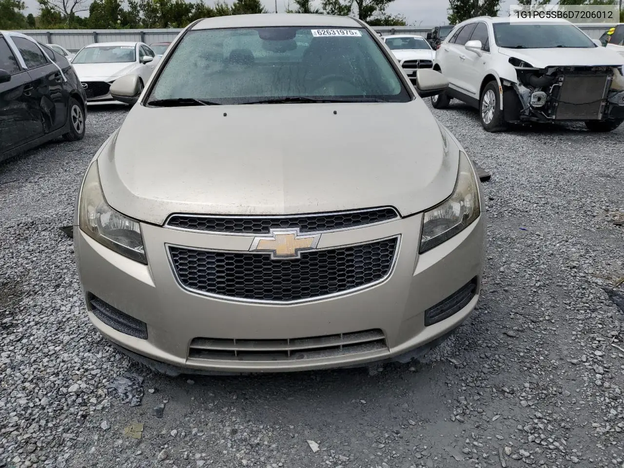 2013 Chevrolet Cruze Lt VIN: 1G1PC5SB6D7206012 Lot: 62631975