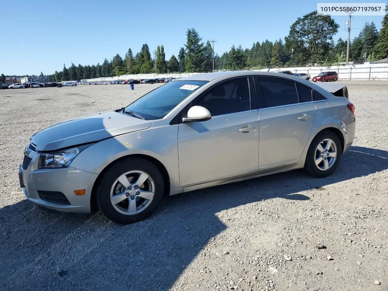 2013 Chevrolet Cruze Lt VIN: 1G1PC5SB6D7197957 Lot: 62803505