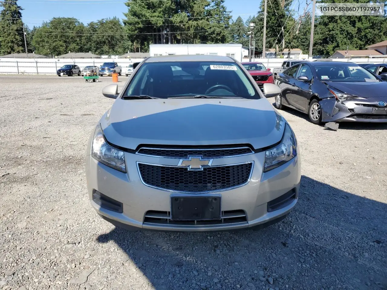 2013 Chevrolet Cruze Lt VIN: 1G1PC5SB6D7197957 Lot: 62803505
