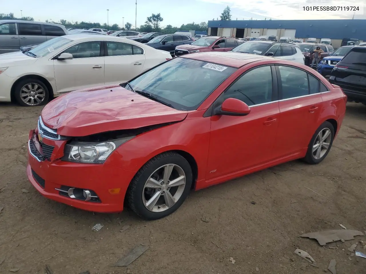 2013 Chevrolet Cruze Lt VIN: 1G1PE5SB8D7119724 Lot: 63104215