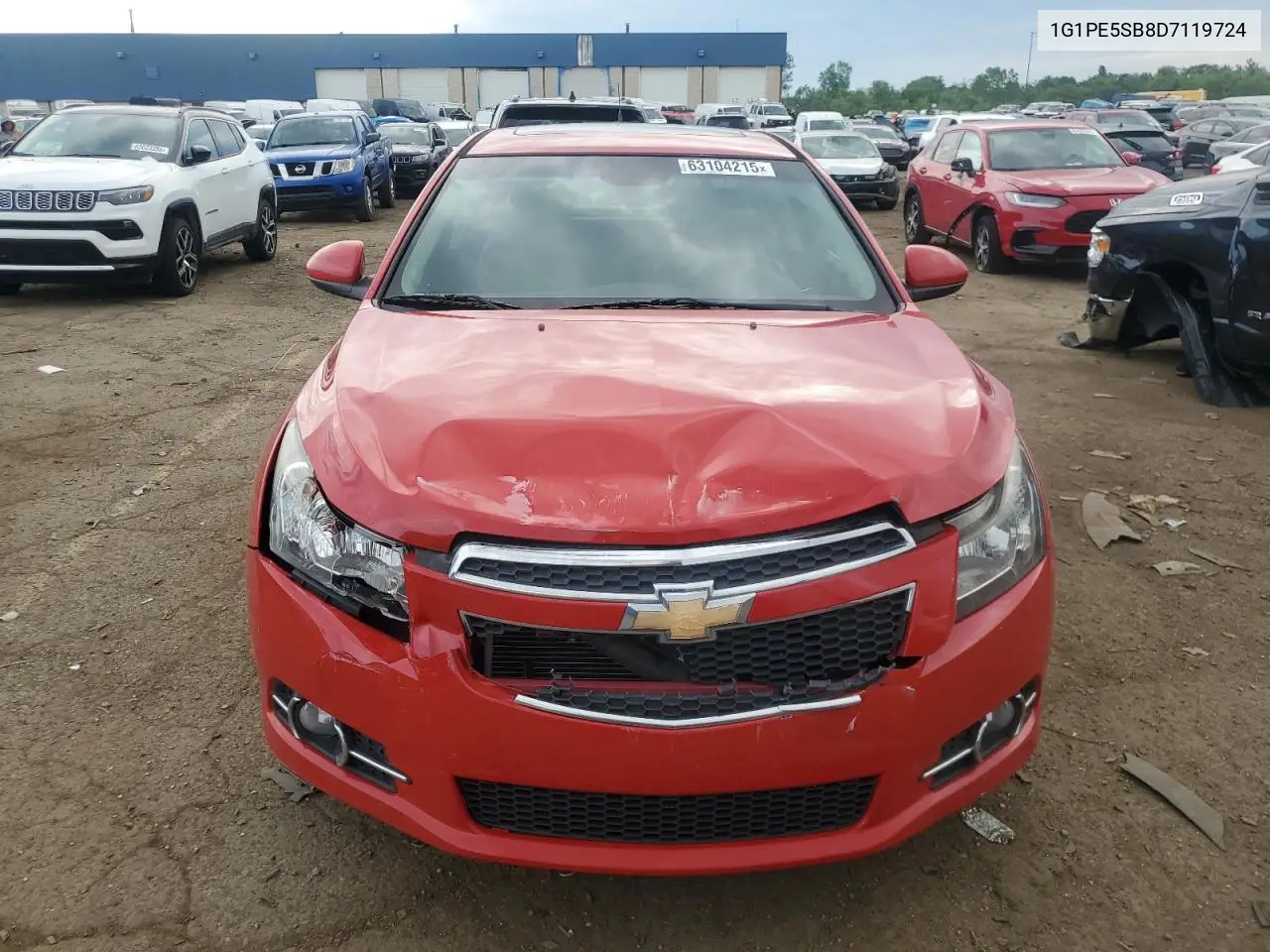 2013 Chevrolet Cruze Lt VIN: 1G1PE5SB8D7119724 Lot: 63104215