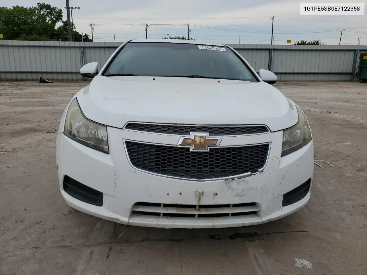 2014 Chevrolet Cruze Lt VIN: 1G1PE5SB0E7122358 Lot: 54950155
