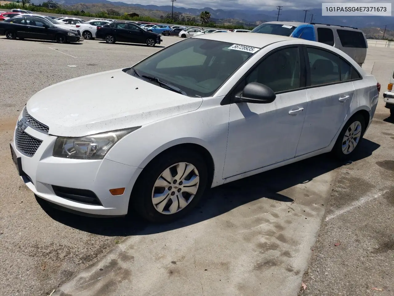2014 Chevrolet Cruze Ls VIN: 1G1PA5SG4E7371673 Lot: 56728935