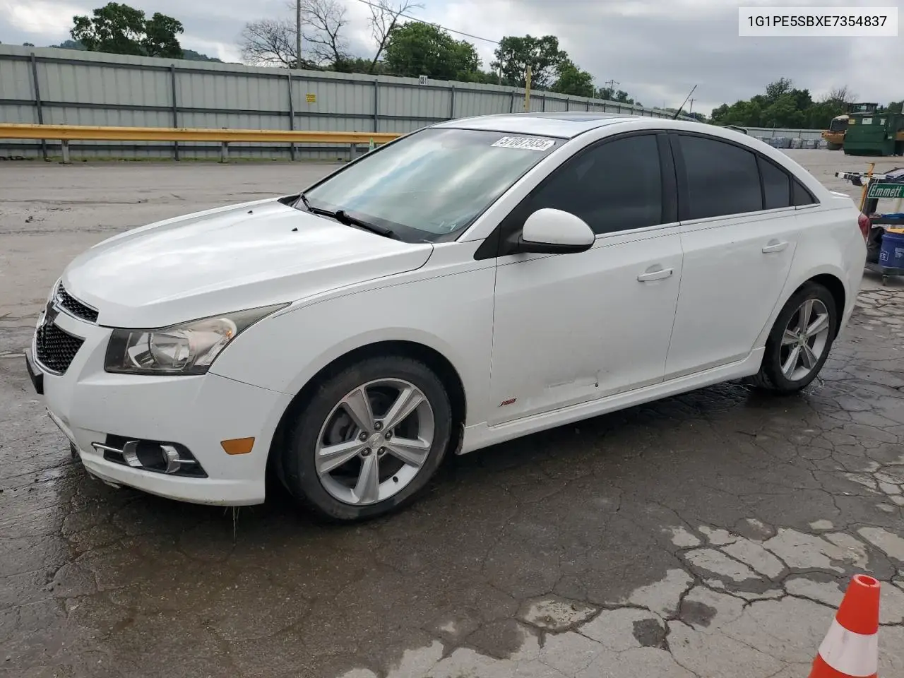 2014 Chevrolet Cruze Lt VIN: 1G1PE5SBXE7354837 Lot: 57087935
