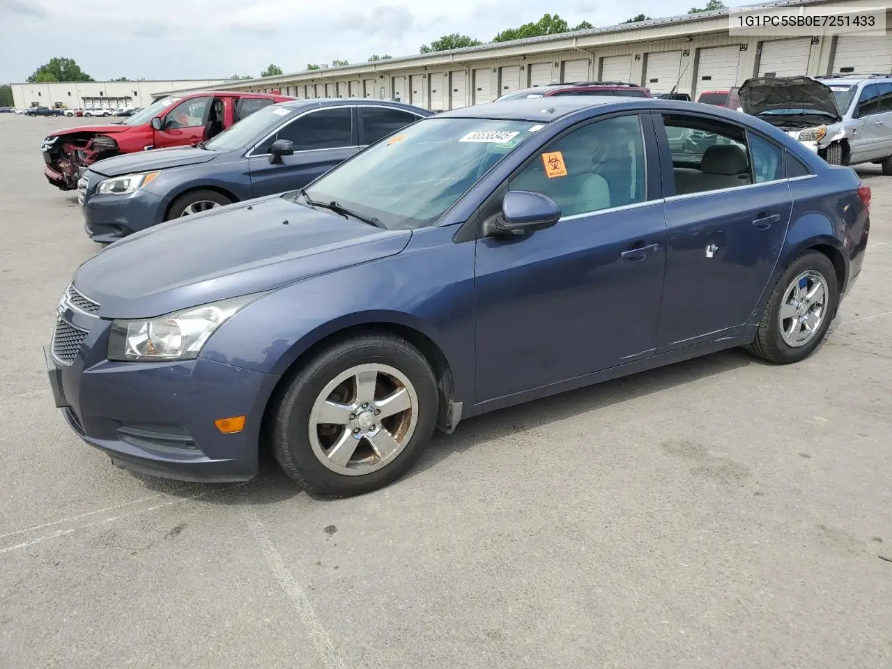 2014 Chevrolet Cruze Lt VIN: 1G1PC5SB0E7251433 Lot: 58558345