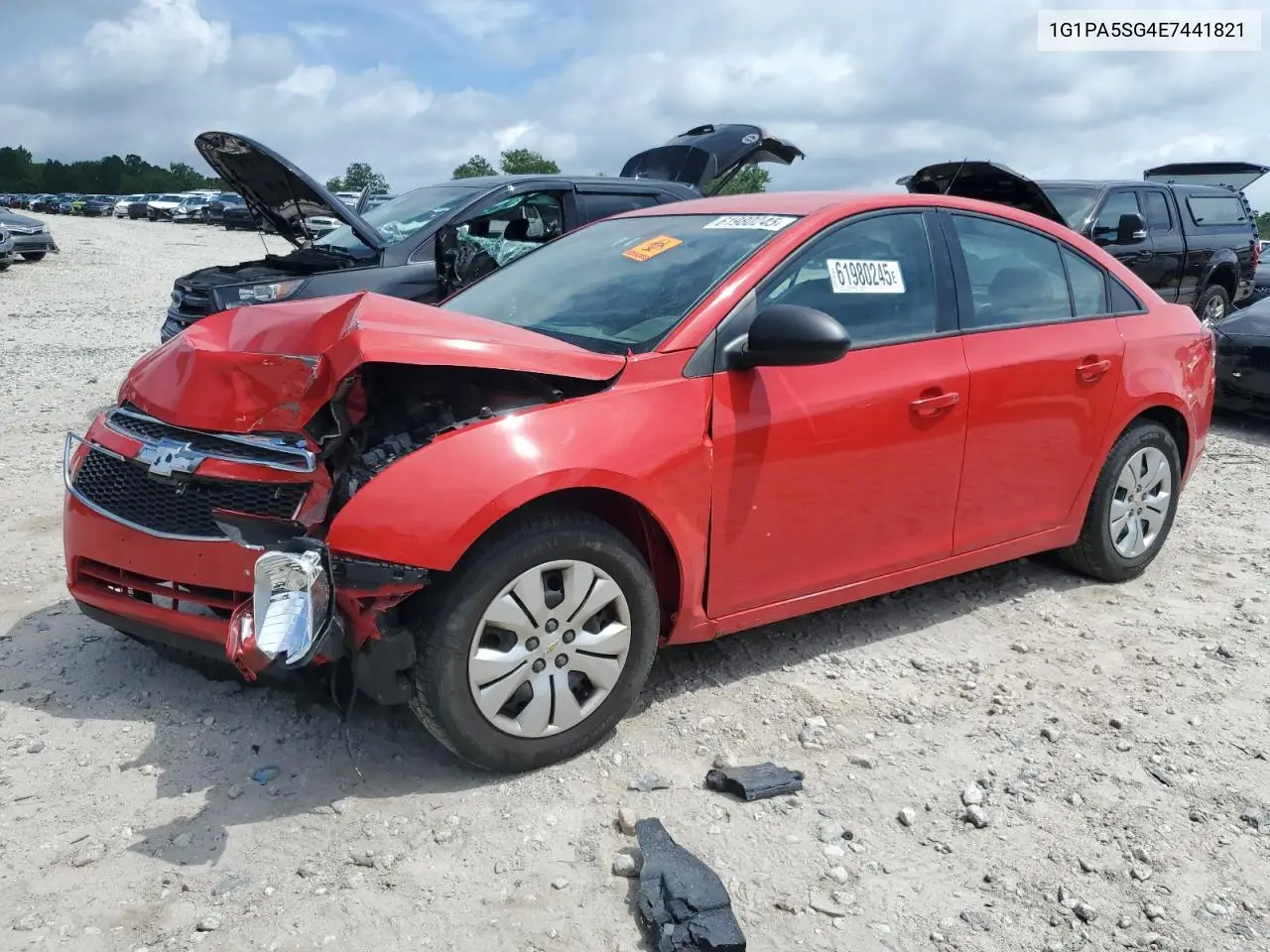2014 Chevrolet Cruze Ls VIN: 1G1PA5SG4E7441821 Lot: 61980245