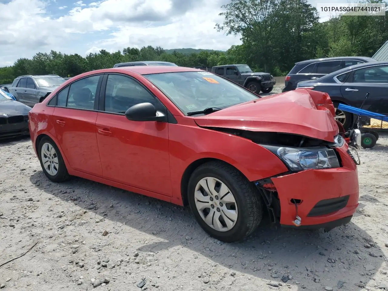 2014 Chevrolet Cruze Ls VIN: 1G1PA5SG4E7441821 Lot: 61980245