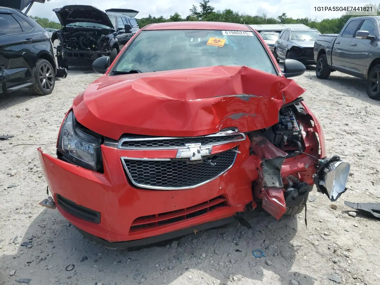 2014 Chevrolet Cruze Ls VIN: 1G1PA5SG4E7441821 Lot: 61980245