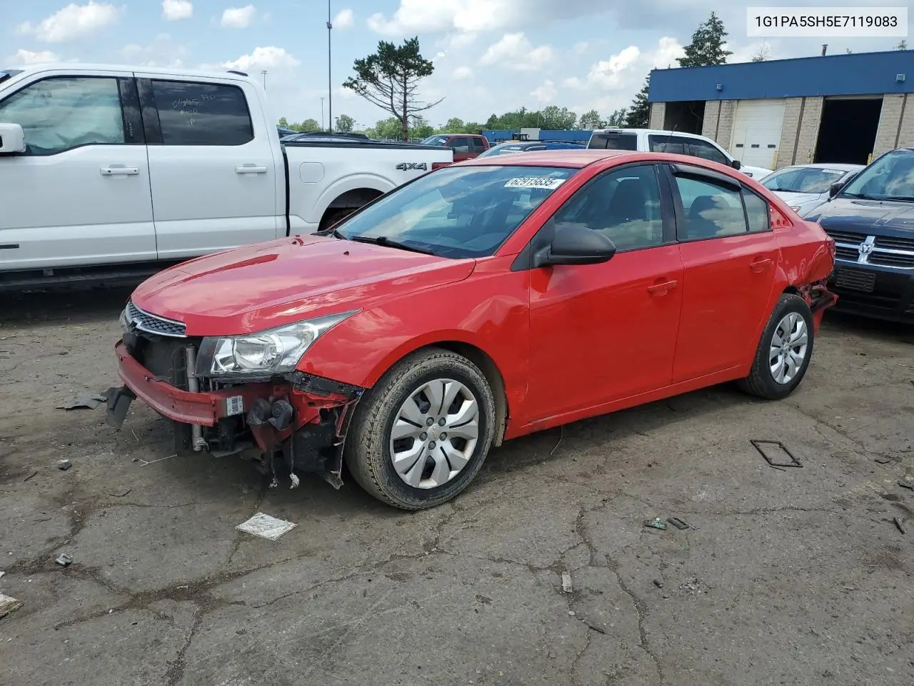 2014 Chevrolet Cruze Ls VIN: 1G1PA5SH5E7119083 Lot: 62915635
