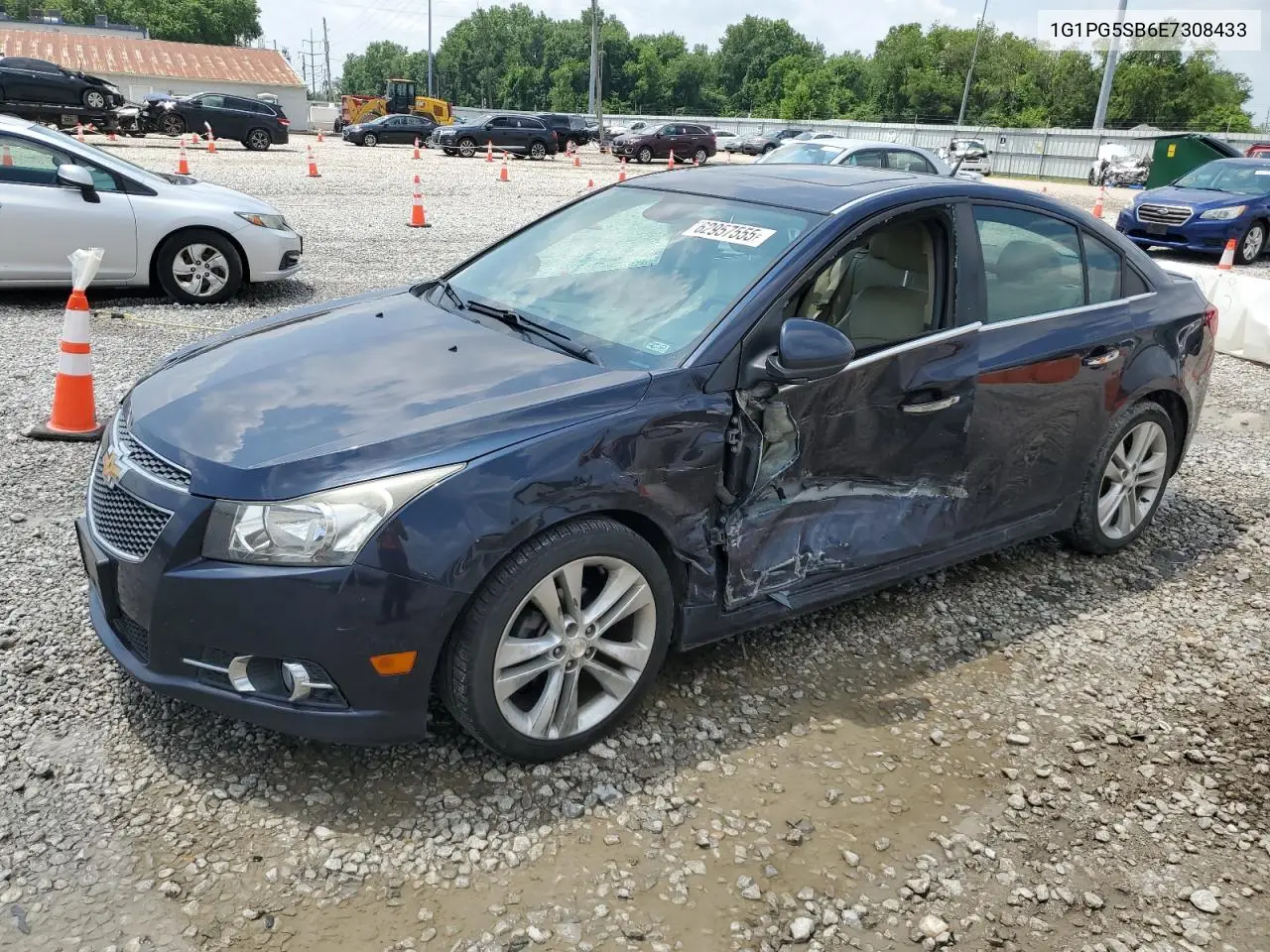 2014 Chevrolet Cruze Ltz VIN: 1G1PG5SB6E7308433 Lot: 62957555