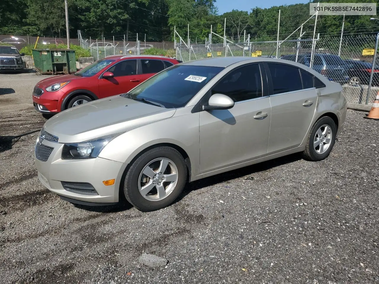 2014 Chevrolet Cruze Lt VIN: 1G1PK5SB5E7442896 Lot: 62989255