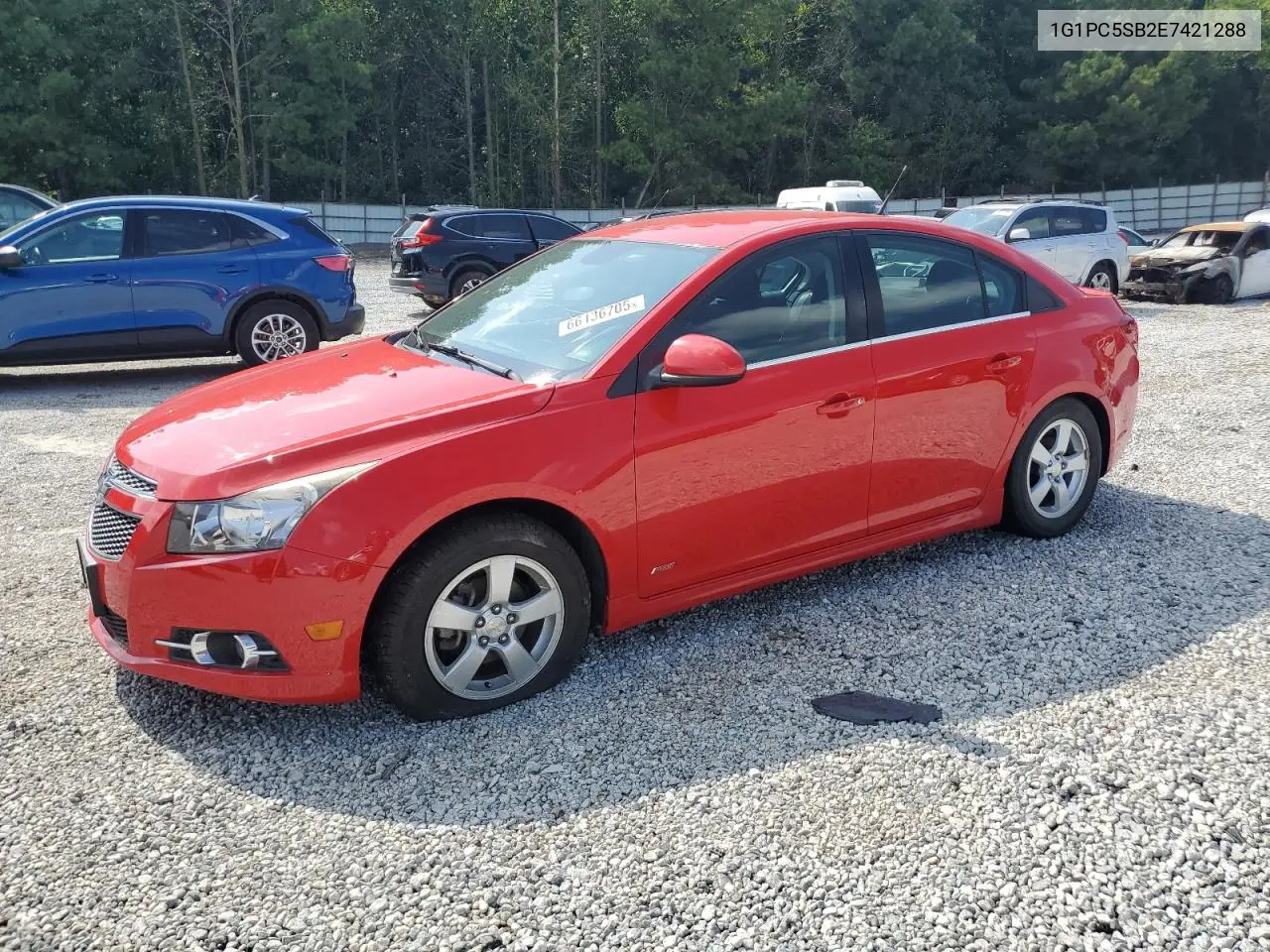 2014 Chevrolet Cruze Lt VIN: 1G1PC5SB2E7421288 Lot: 66136705
