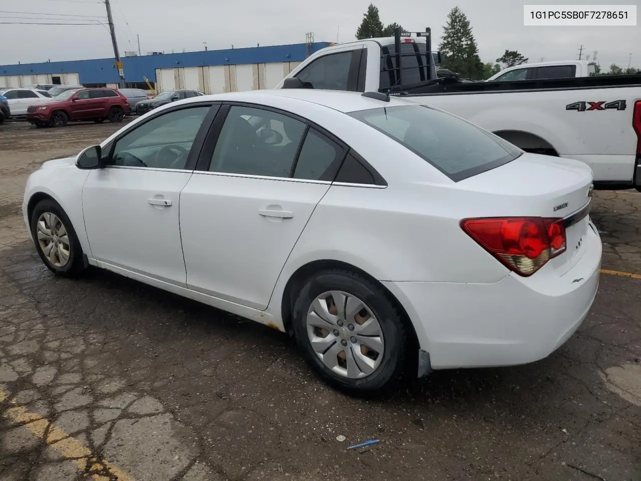 2015 Chevrolet Cruze Lt VIN: 1G1PC5SB0F7278651 Lot: 56923385