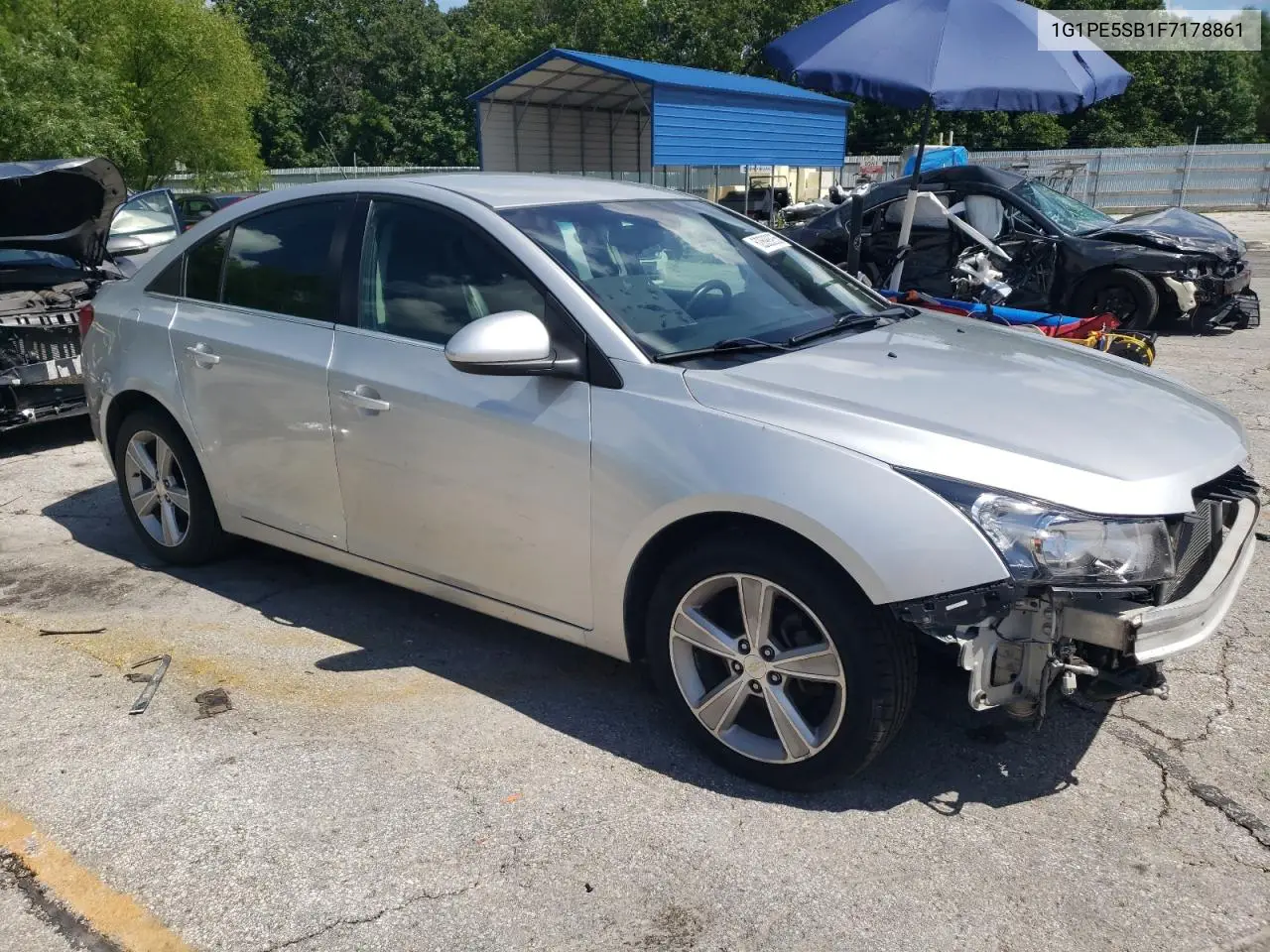 2015 Chevrolet Cruze Lt VIN: 1G1PE5SB1F7178861 Lot: 62698935