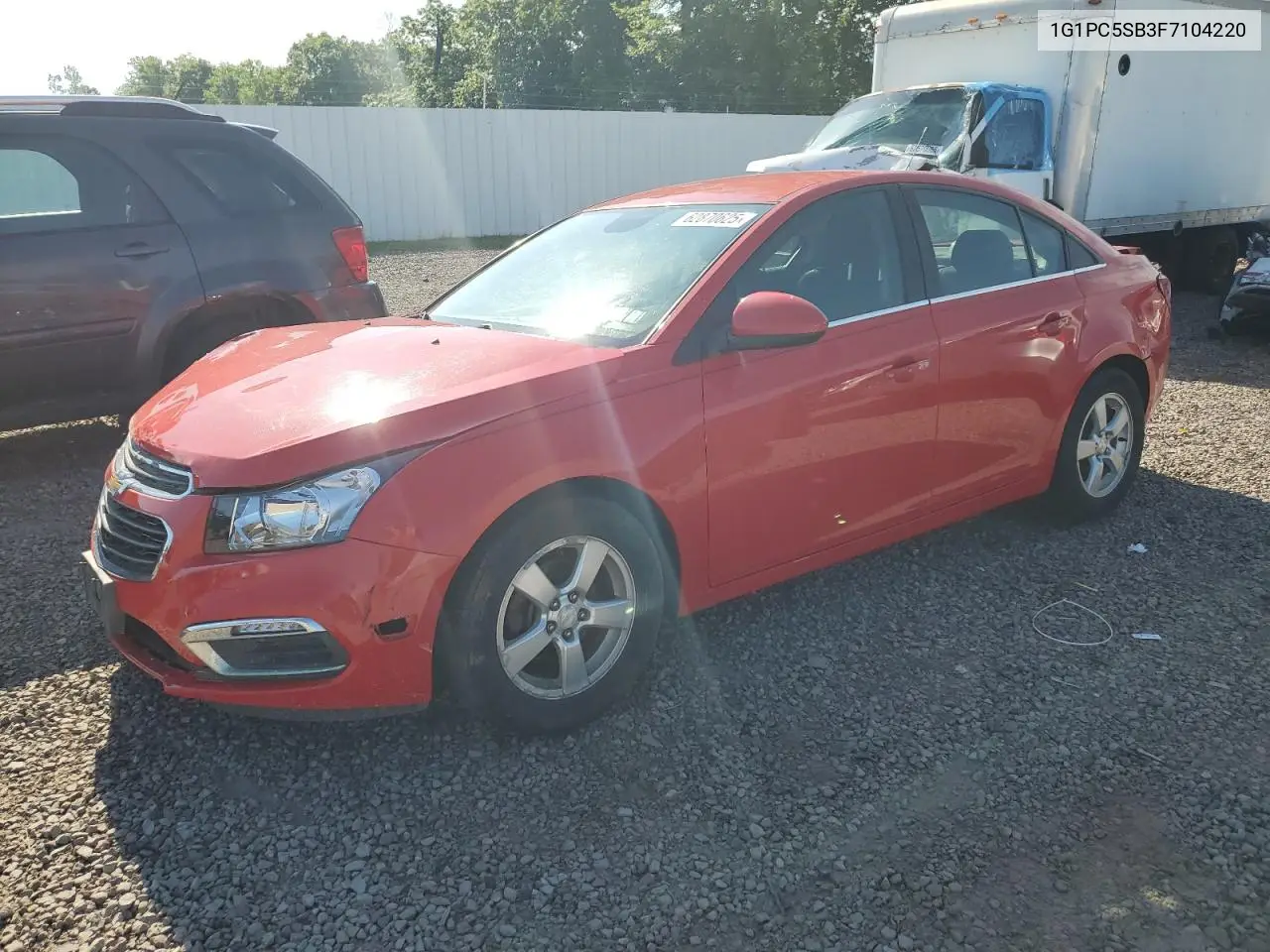 2015 Chevrolet Cruze Lt VIN: 1G1PC5SB3F7104220 Lot: 62870625