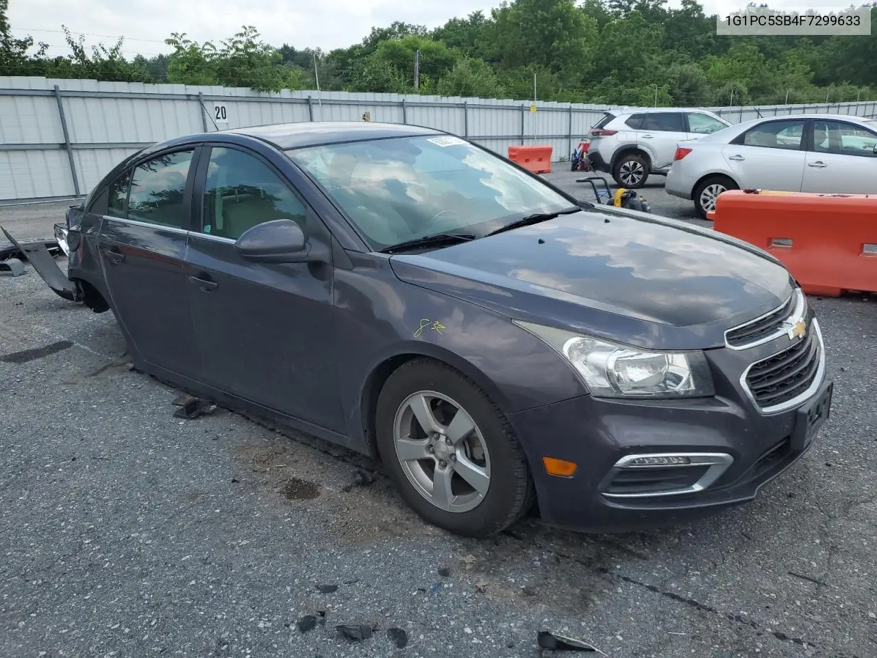 2015 Chevrolet Cruze Lt VIN: 1G1PC5SB4F7299633 Lot: 63021725