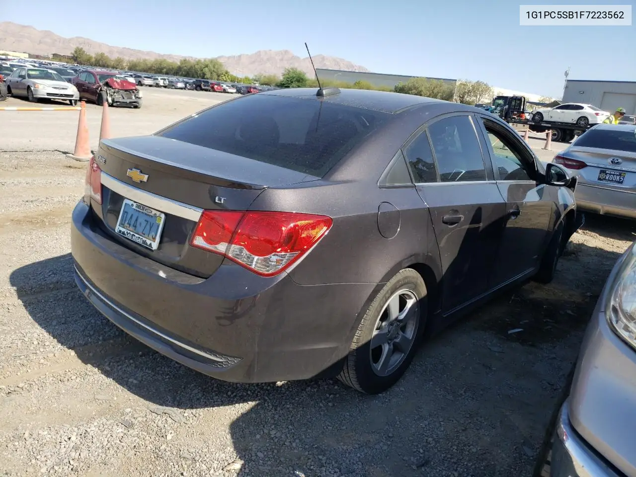 2015 Chevrolet Cruze Lt VIN: 1G1PC5SB1F7223562 Lot: 66043985