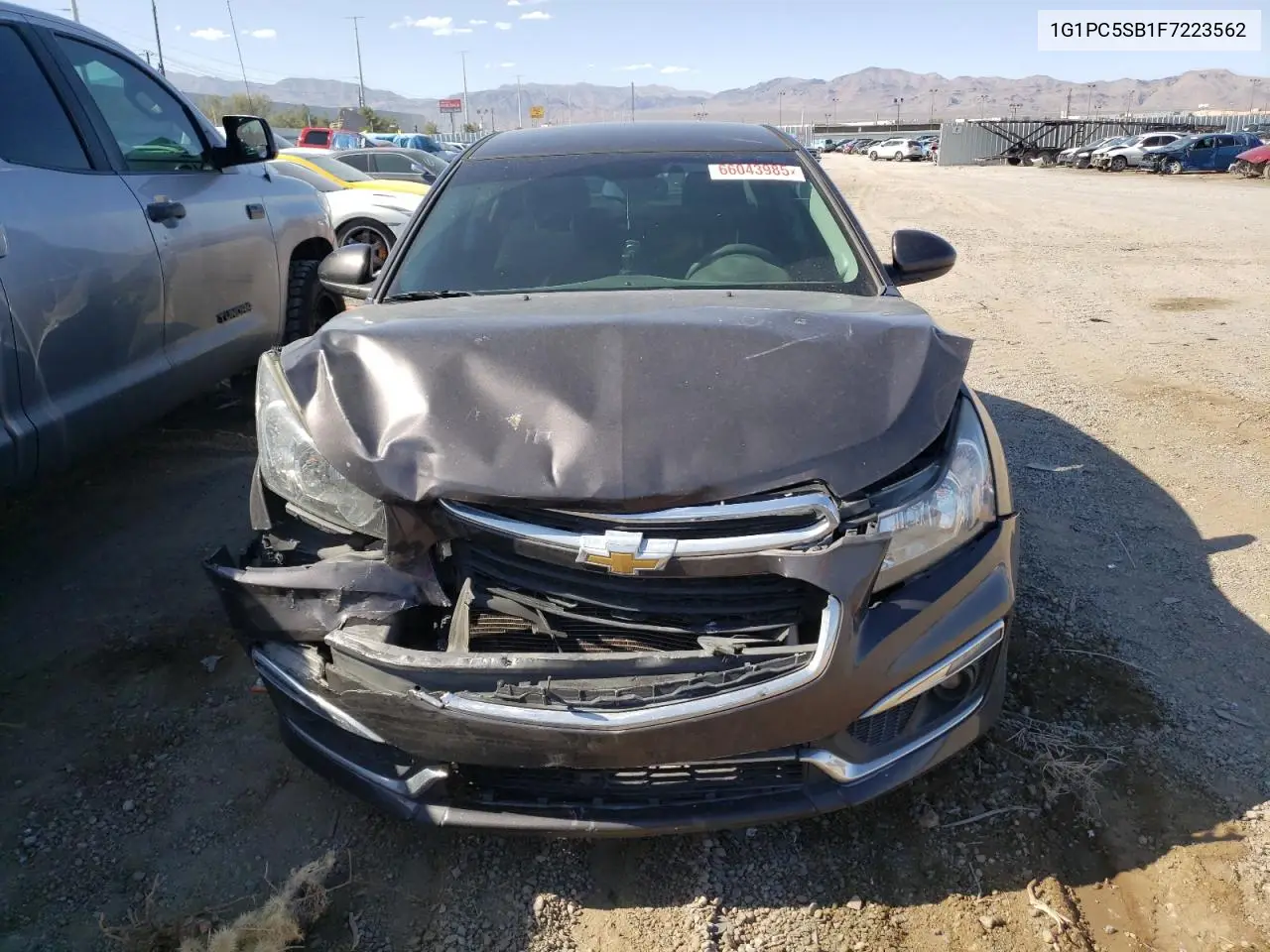 2015 Chevrolet Cruze Lt VIN: 1G1PC5SB1F7223562 Lot: 66043985