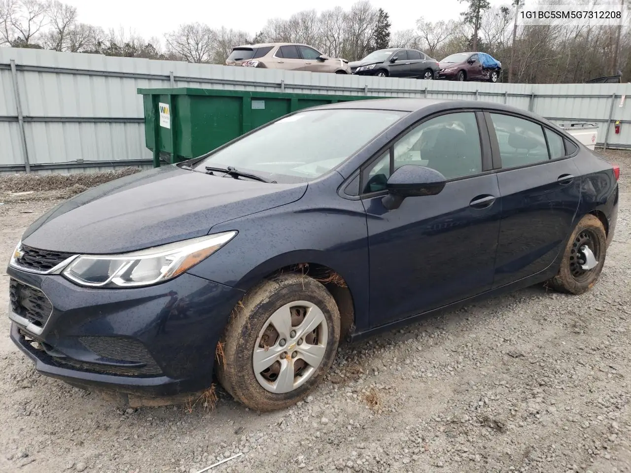 2016 Chevrolet Cruze Ls VIN: 1G1BC5SM5G7312208 Lot: 45450515