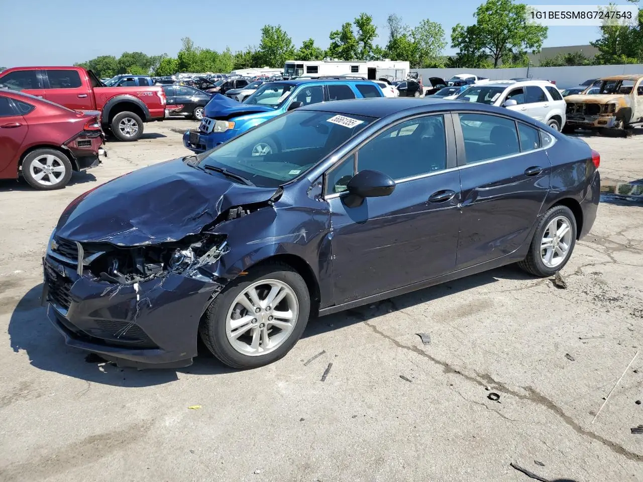 2016 Chevrolet Cruze Lt VIN: 1G1BE5SM8G7247543 Lot: 56661355