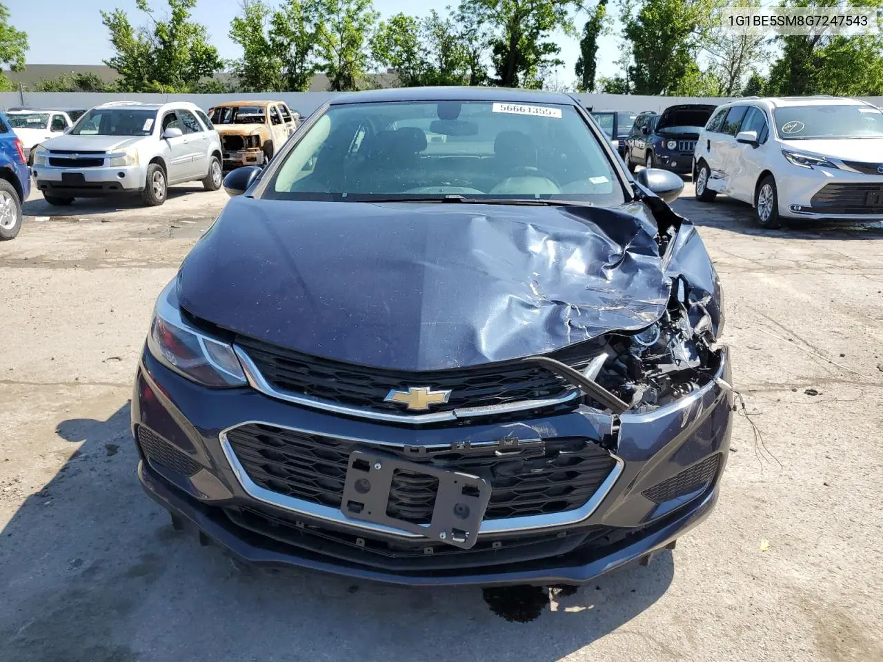 2016 Chevrolet Cruze Lt VIN: 1G1BE5SM8G7247543 Lot: 56661355