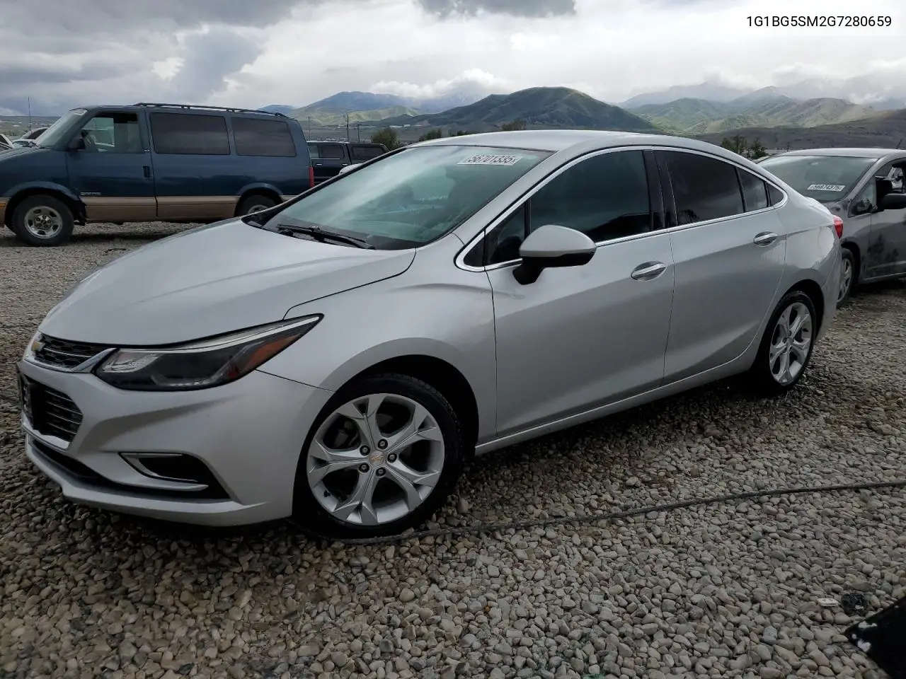 2016 Chevrolet Cruze Premier VIN: 1G1BG5SM2G7280659 Lot: 56701335